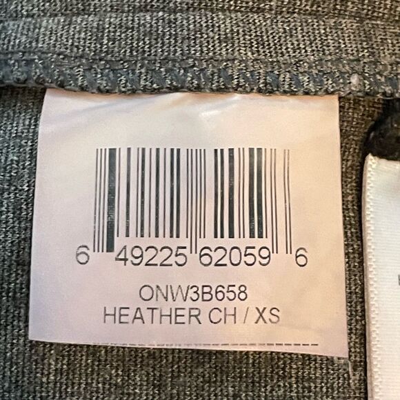 BCBG MaxAzria Pencil Skirt Gray Black Stretch‎ Knit Mini Zipper Detail XS - Picture 7 of 8